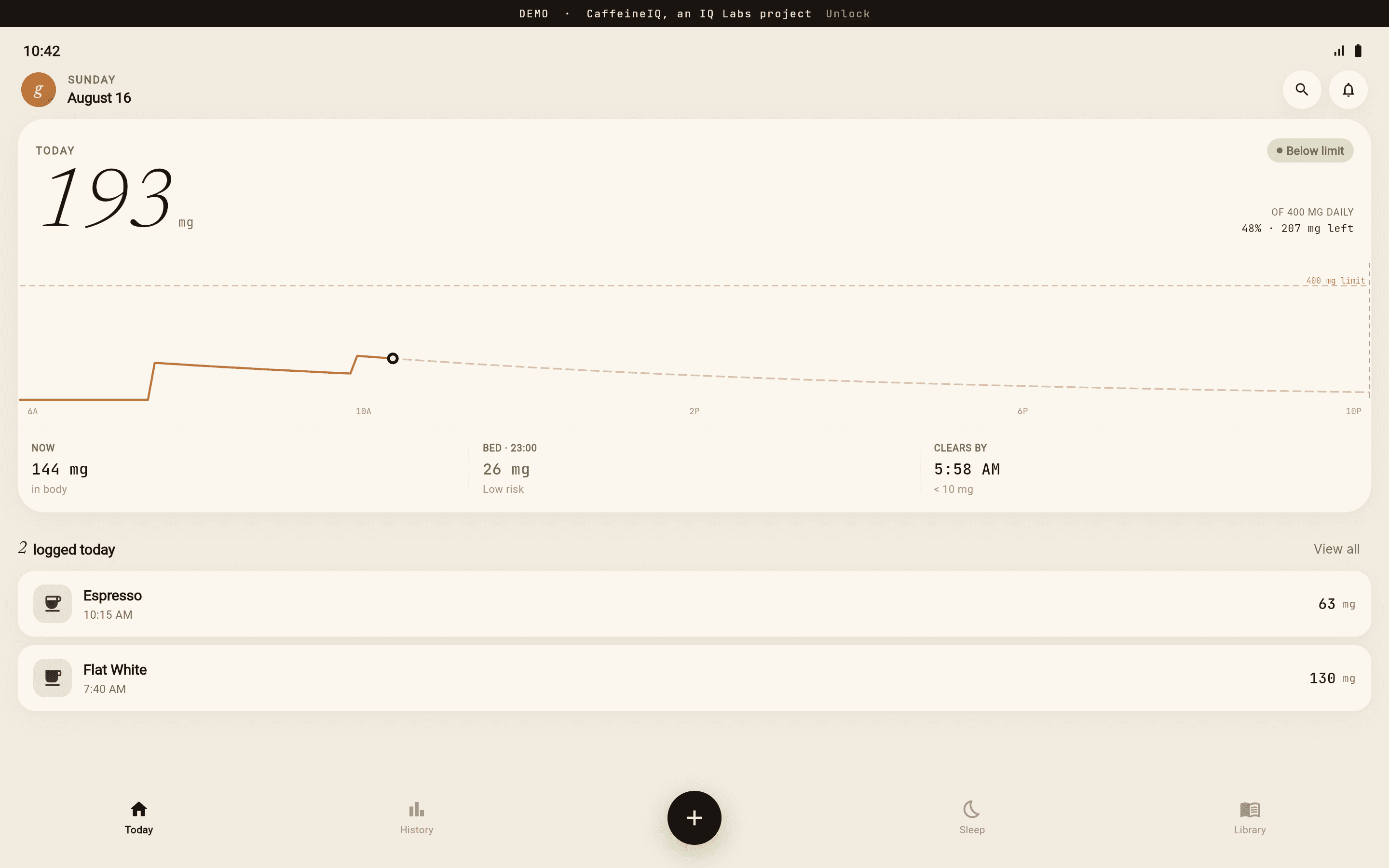 CaffeineIQ