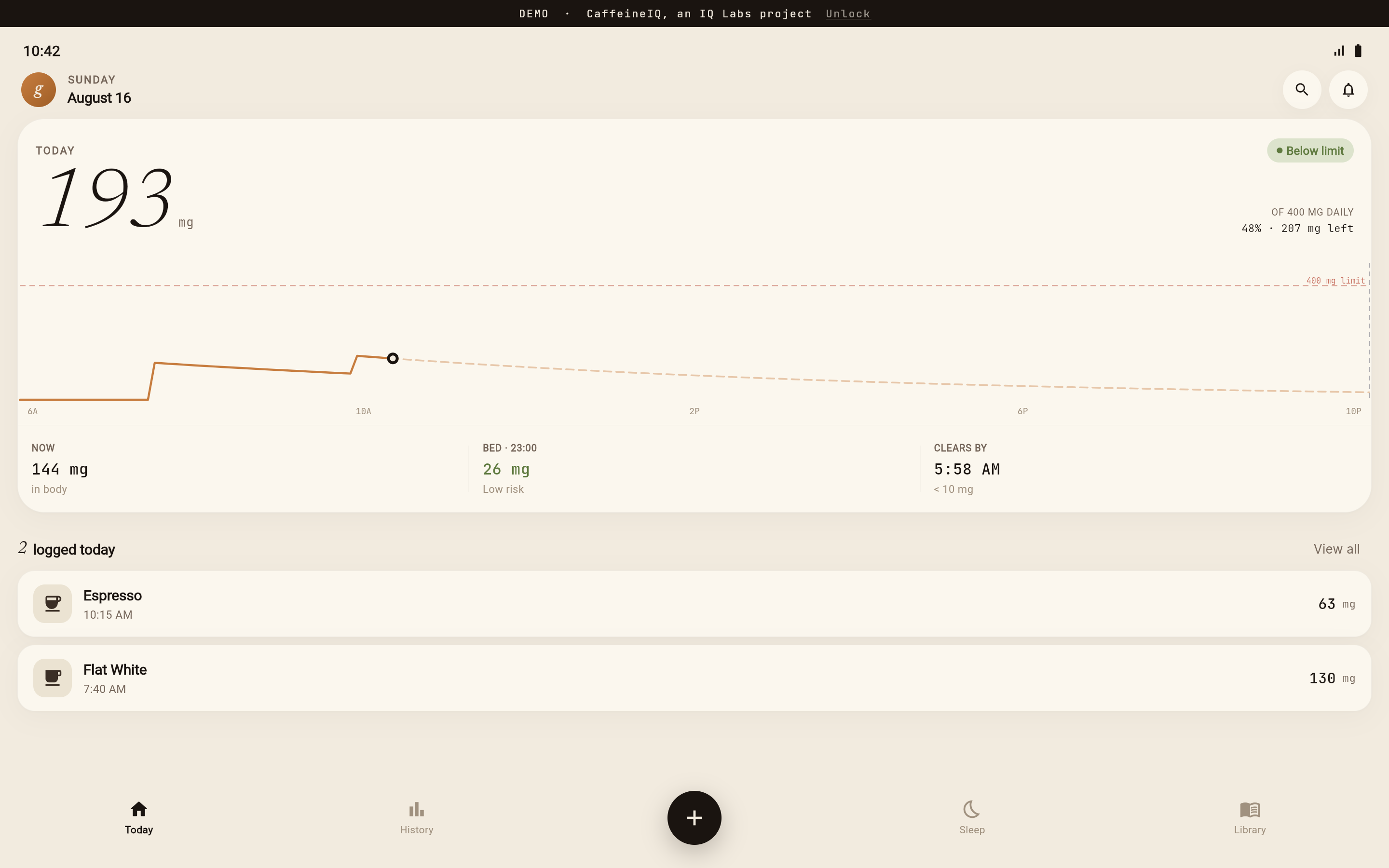 CaffeineIQ