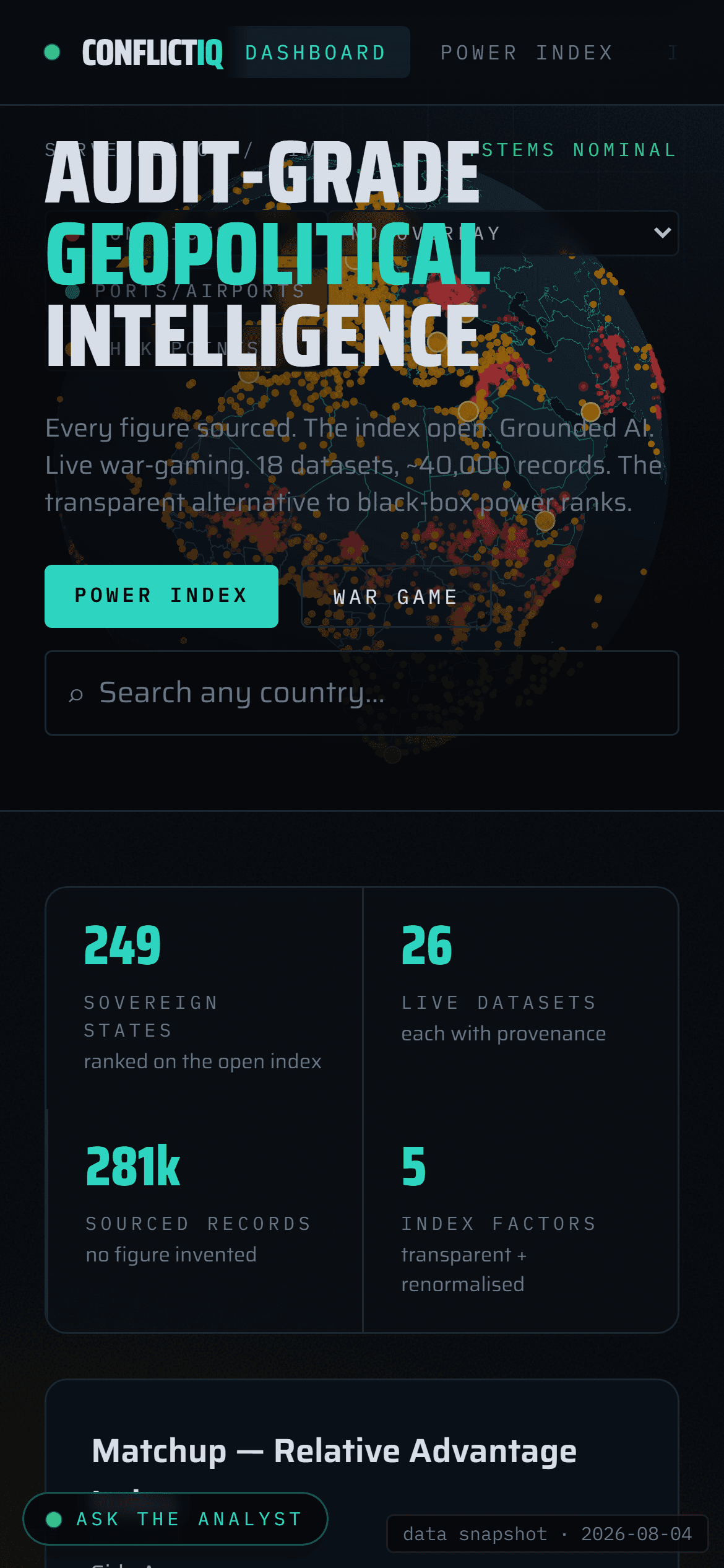 ConflictIQ on mobile