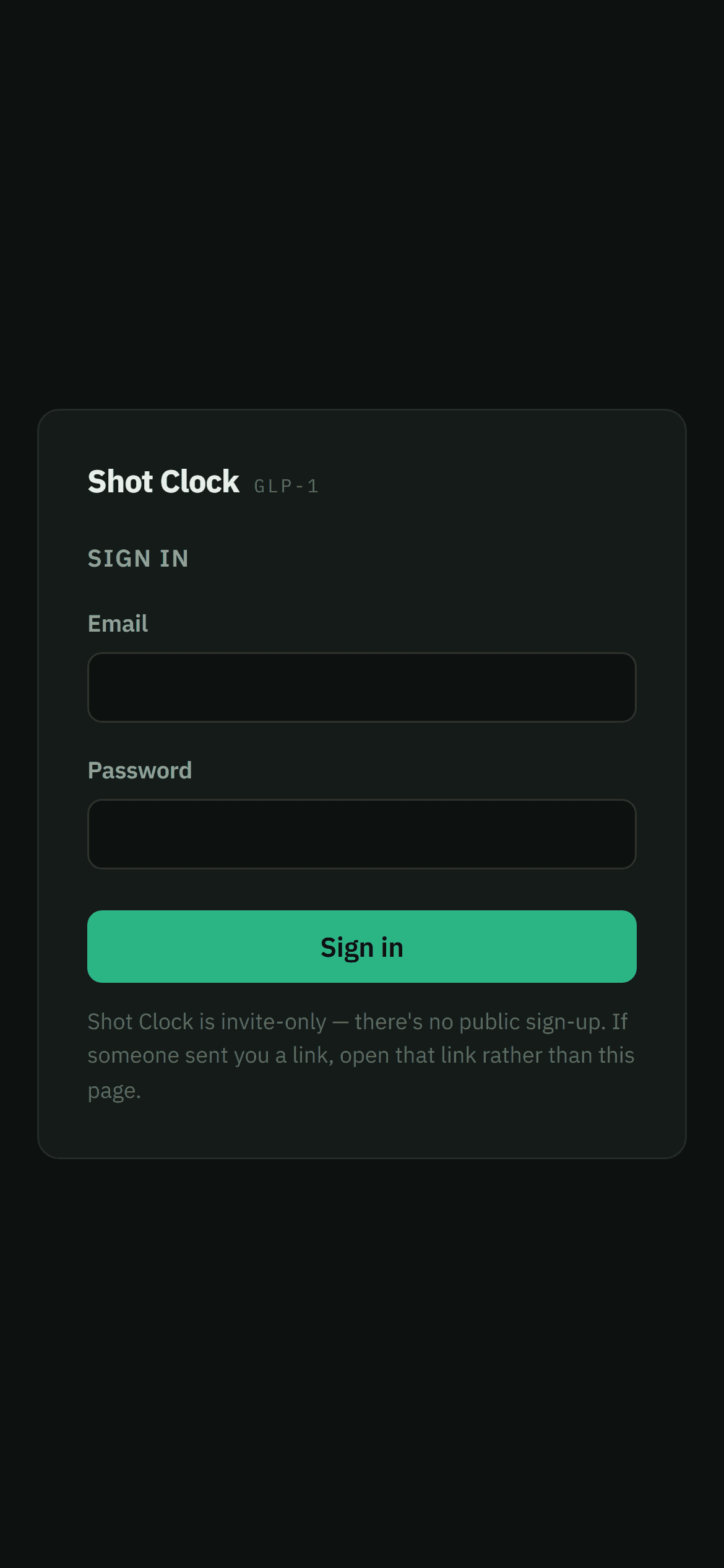 Shot Clock on mobile