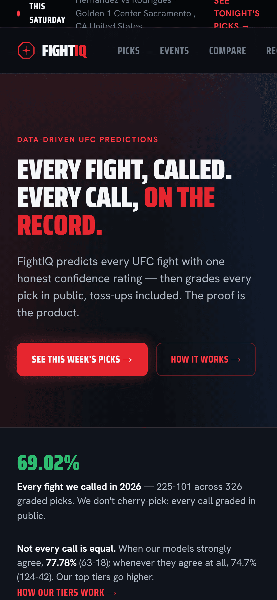 FightIQ on mobile