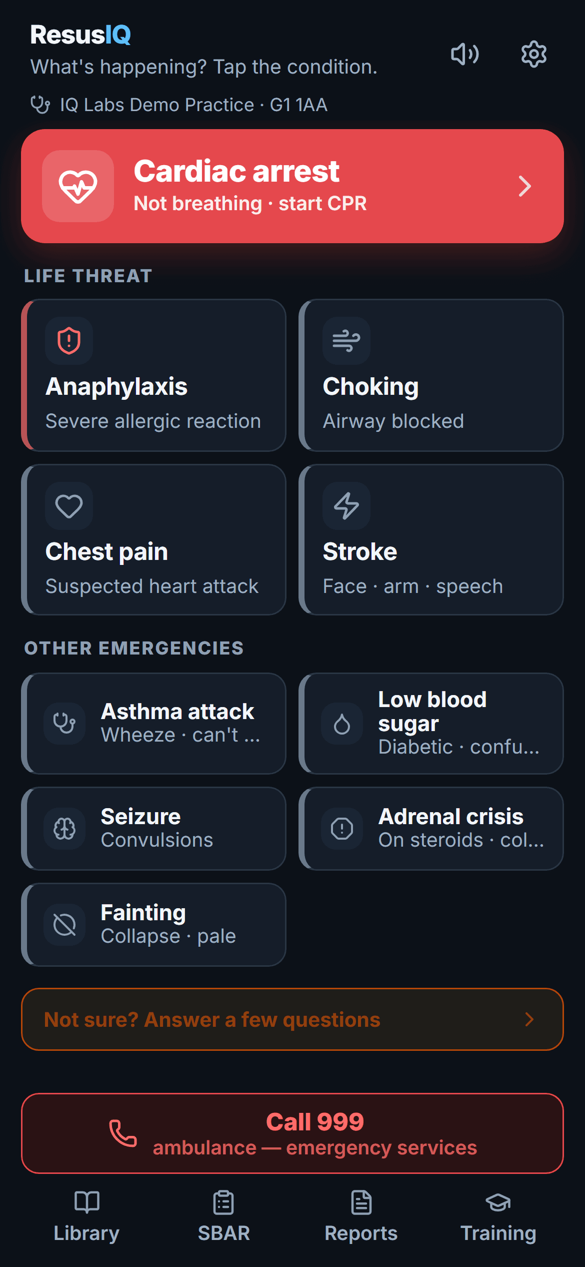 ResusIQ on mobile